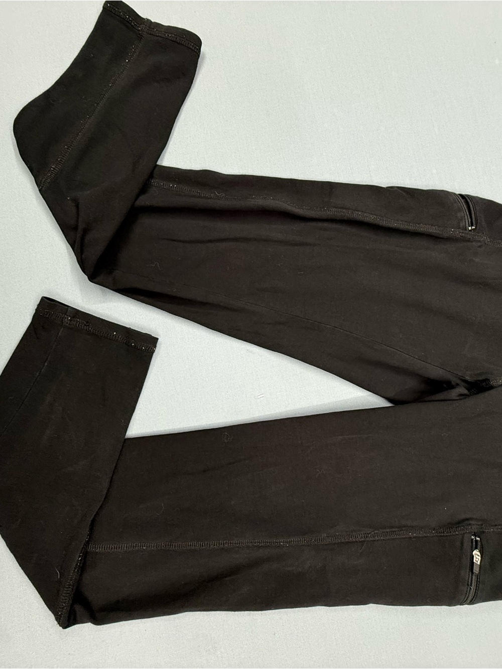 Eileen Fisher Black High-Waist Active Leggings